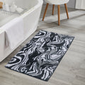 Marbella Bath Rug Charcoal
