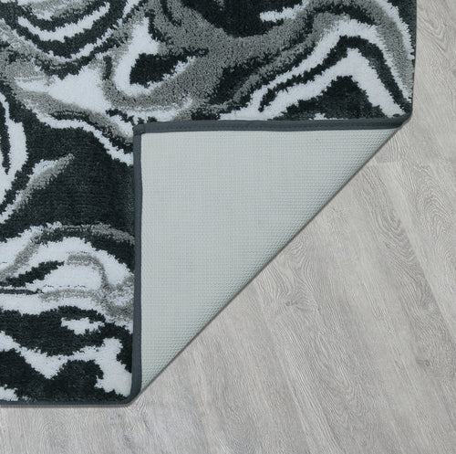 Marbella Bath Rug Charcoal